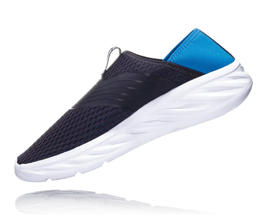 Hoka One One Sandale Panske Námornícka Modrá/Biele - ORA Recovery - 21376-CTVH